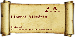 Lipcsei Viktória névjegykártya